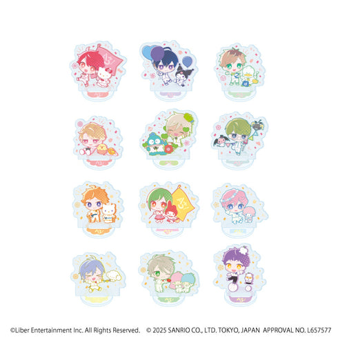 『A3!×Sanrio characters』アクリルぷちスタンド05/S&S コンプリートセット(全12種)(ミニキャライラスト)